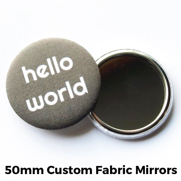 50mm Custom Fabric Mirrors