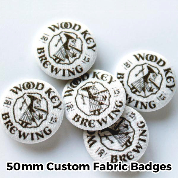 50mm Custom Fabric Badges