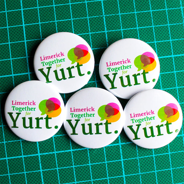 Together For Yurt Badge Pack