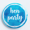 Tidal Splash Hen Party Watercolour Badge